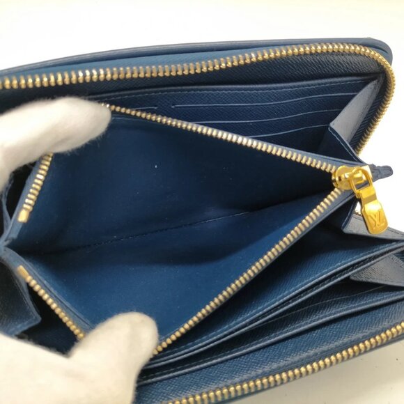 Louis Vuitton LV Long Wallet Navy Blue Monogram 700-042425 - Picture 6 of 9